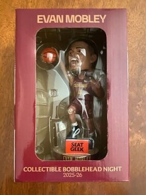 Evan Mobley Cleveland Cavaliers 2025-26 Collectible Bobblehead Night